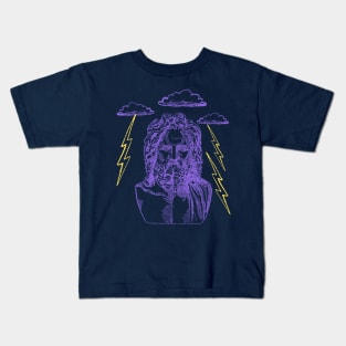 Zeus Greek God Kids T-Shirt